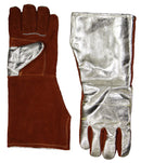 18" Aluminized Glove w/Leather Palm